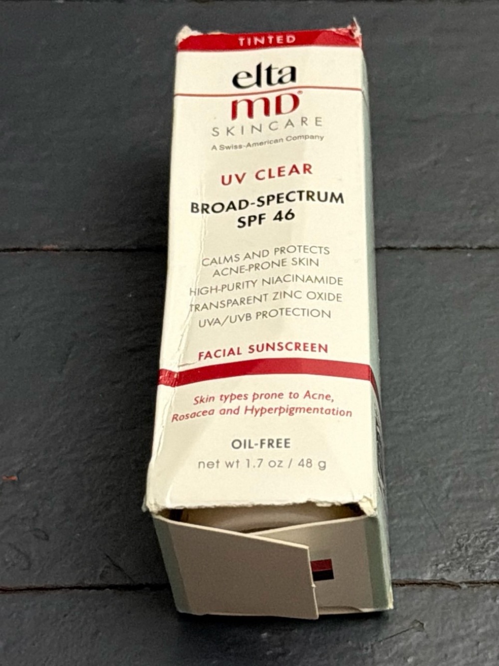 EltaMD UV Clear SPF 46 Facial Sunscreen - White and Red Packaging